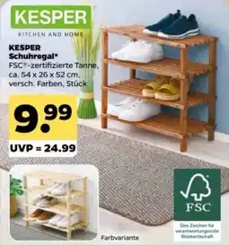 Netto KESPER Schuhregal Angebot