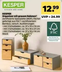 Netto KESPER Organizer mit grauem Rahmen* Angebot