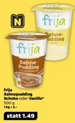 Netto frija Sahnepudding Schoko oder Vanille Angebot