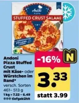 Netto Andoni Pizza Stuffed Crust Angebot
