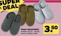 Netto Fleece-Hausschuhe* Angebot