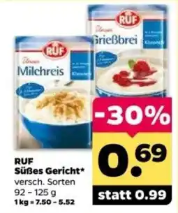 Netto RUF Süßes Gericht* Angebot