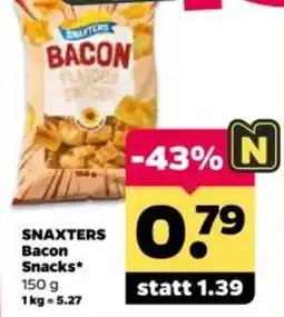 Netto SNAXTERS Bacon Snacks Angebot