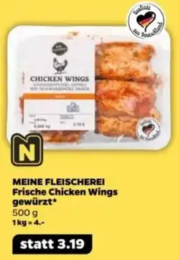 Netto MEINE FLEISCHEREI Frische Chicken Wings gewürzt Angebot