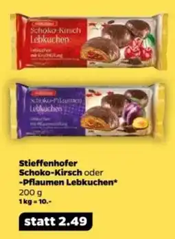 Netto Stieffenhofer Schoko-Kirsch oder -Pflaumen Lebkuchen Angebot