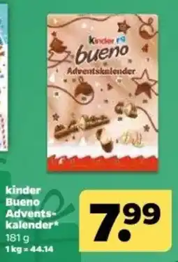 Netto kinder Bueno Adventskalender Angebot
