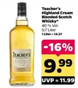 Netto Teacher's Highland Cream Blended Scotch Whisky Angebot