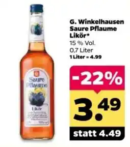 Netto G. Winkelhausen Saure Pflaume Likör Angebot