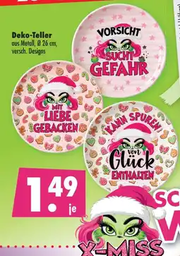 Mäc Geiz X-MISS Deko-Teller Angebot