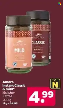 Netto Amora Instant Classic & mild* löslicher Kaffee Angebot