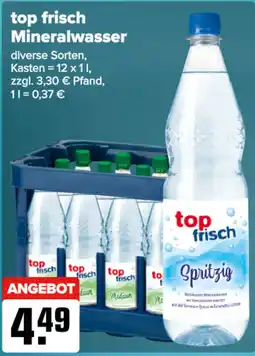 Logo Getränkemarkt top frisch Mineralwasser Angebot