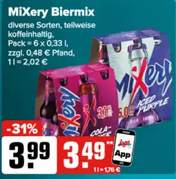 Logo Getränkemarkt MiXery Biermix Angebot