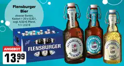 Logo Getränkemarkt Flensburger Bier Angebot
