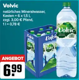 Logo Getränkemarkt Volvic natürliches Mineralwasser Angebot