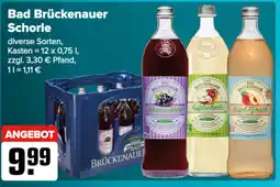 Logo Getränkemarkt Bad Brückenaumer Schorle Angebot