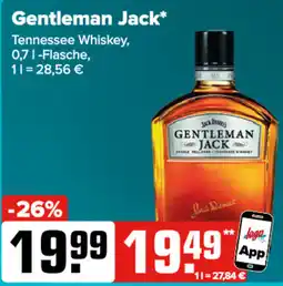 Logo Getränkemarkt Gentleman Jack Tennessee Whiskey Angebot