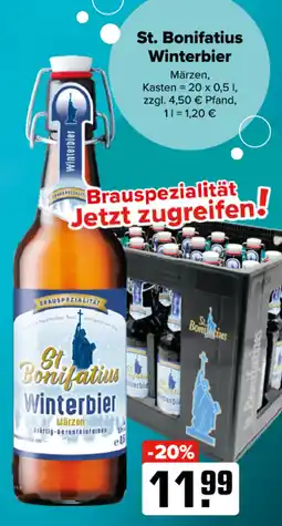 Logo Getränkemarkt St. Bonifatius Winterbier Angebot