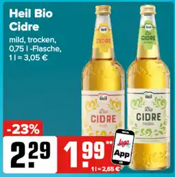 Logo Getränkemarkt Heil Bio Cidre Angebot