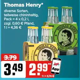 Logo Getränkemarkt Thomas Henry Angebot