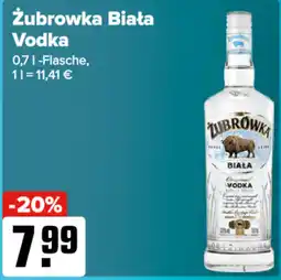 Logo Getränkemarkt Żubrowka Biela Vodka Angebot
