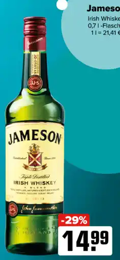 Logo Getränkemarkt Jameson Irish Whiskey Angebot