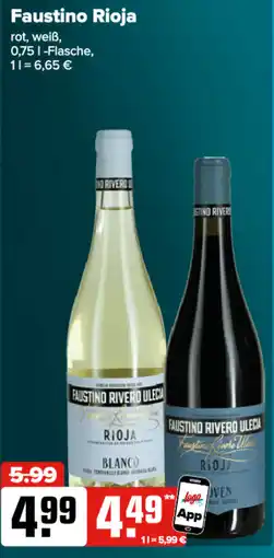 Logo Getränkemarkt Faustino Rioja Angebot