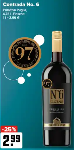 Logo Getränkemarkt Contrada No. 6 Primitivo Puglia Angebot