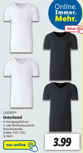Lidl Livergy Unterhemd Angebot