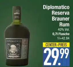 E-Center Diplomatico Reserva Brauner Rum Angebot