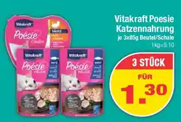 E-Center Vitakraft Poesie Katzennahrung Angebot