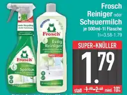 E-Center Frosch Reiniger oder Scheuermilch Angebot