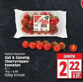 Edeka Gut & Gunstig Cherryrispentomaten 500 g Angebot