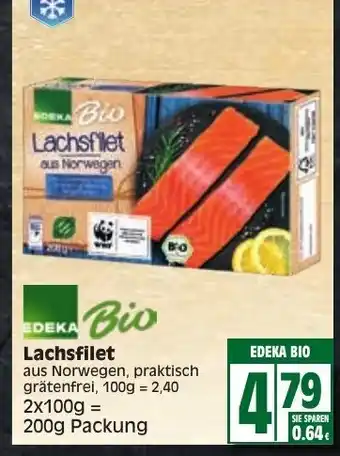 Edeka EDEKA Bio Lachsfilet 200 g Angebot