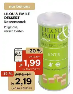 Zoo & Co Lilou & Émile Dessert Katzensnack Angebot