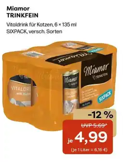 Zoo & Co Miamor TRINKFEIN Angebot