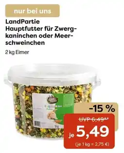 Zoo & Co LandPartie Hauptfutter für Zwergkaninchen oder Meerschweinchen Angebot
