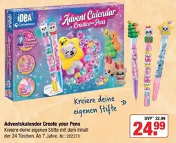 Rofu Kinderland Adventskalender Create your Pens Angebot
