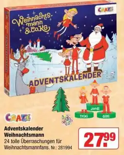 Rofu Kinderland Adventskalender Weihnachtsmann Angebot