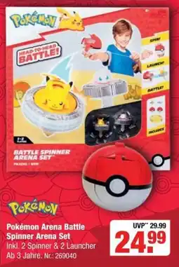 Rofu Kinderland Pokémon Arena Battle Spinner Arena Set Angebot