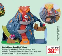 Rofu Kinderland Spielset Super Lava Blast Vulkan Angebot