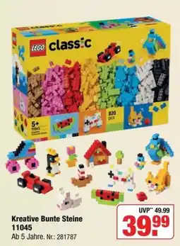 Rofu Kinderland LEGO classic Kreative Bunte Steine Angebot