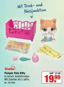Rofu Kinderland Simba Pamper Petz Kitty Angebot