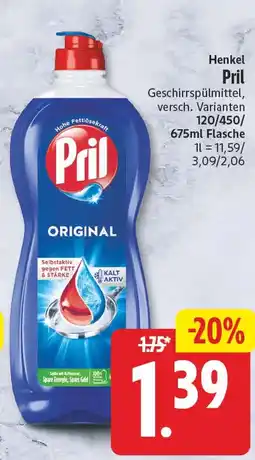 EDEKA Wucherpfennig Henkel Pril Geschirrspülmittel Angebot