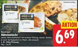 EDEKA Wucherpfennig Bauerngut Hähnchentasche Angebot