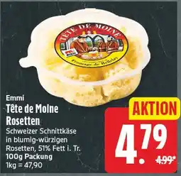 EDEKA Wucherpfennig Emmi Tête de Moine Rosetten Angebot