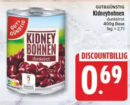 EDEKA Wucherpfennig Kidneybohnen dunkelrot Angebot