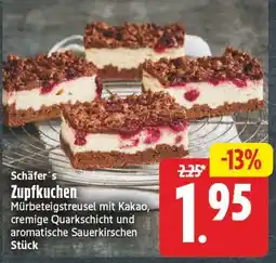 EDEKA Wucherpfennig Schäfer's Zupfkuchen Angebot
