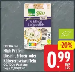 EDEKA Wucherpfennig EDEKA Bio High-Protein-Linsenwaffeln Angebot