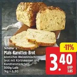 EDEKA Wucherpfennig Schäfer's Mais-Karotten-Brot Angebot