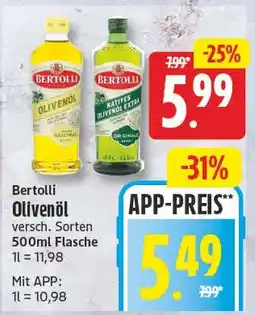 EDEKA Wucherpfennig Bertolli Olivenöl Angebot